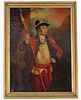 18th C. American School Painting of a General