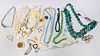Tray Lot of Sterling and Costume Jewelry