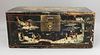 Antique Asian Lacquer Work Document Box