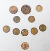 Lot of American Copper Coins Currency