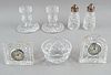 Lot of Waterford Crystal Table Articles & Clocks