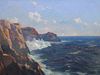 Frank Handlen, "Maine Coast" Painting