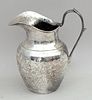 Qing Dynasty Chinese Silver Plate Water Pitcher