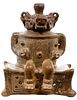 Pre-Columbian Chorotega Style Pottery Effigy Vessel