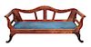An Early American Daybed Height 36 1/4 x width 82 x depth 26 1/4 inches.