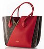 Louis Vuitton Kimono Canvas And Leather Handbag