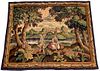 19th Century Continental Pastoral Tapestry