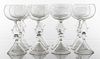 Mathias Paris Leaf Motif Crystal Wine Glasses, 11
