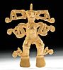Pre-Columbian Panamanian Gold Shaman Pendant - 56.5 g