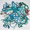 Large Group of Costume Turquoise Jewelry