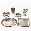 Group of Sterling Silver, .800 Silver, Coin Silver, and Silver-plated Items