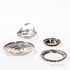 Four Pieces of Sterling Silver Reticulated Tableware