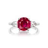 3.14ct Ruby And 0.36ct Diamond Ring