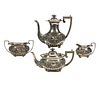 Hallmarked English Sterling Silver Tea and Coffee Service