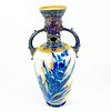 Doulton Burslem, Cobalt Blue and Gold Iris Vase