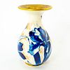 Doulton Burslem Miniature Bulbous Vase, Blue Iris