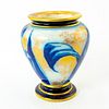 Doulton Burslem Miniature Vase, Blue Iris