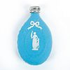 Vintage Wedgwood Blue Jasperware Perfume Bottle