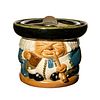 Royal Doulton Lidded Tobacco Jar Toby by Harry Simeon