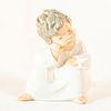 Angel Thinking 01004539a - Lladro Porcelain Figure
