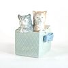 Kittens in the Basket - Nao Porcelain Figure by Lladro