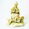 Antonio Borsato Porcelain Figurine, Grandma And Chickens