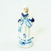 Vintage Porcelain Lady Figurine, Victorian Woman