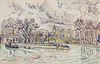 Paul Signac(French, 1863-1935)Le Seine au Pont-Neuf, c. 1925
