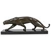 French Art Deco Bronze Panther