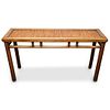 Wood & Bamboo Console Table