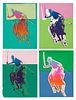 Andy Warhol
(American, 1928-1987)
Four Polo Players, 1985