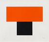Ellsworth Kelly
(American, 1923-2015)
Red-Orange Over Black, 1970