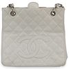 Chanel Caviar Quilted Petite Shopping Tote