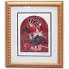 Marc Chagall "Stained Glass Window" Original Giclee