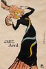 Henri de  Toulouse-Lautrec
(French, 1864-1901)
Jane Avril (Third State), 1899