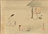 Hanging Scroll Depicting a Tale of Genji Scene