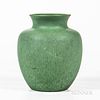 Hampshire Pottery Matte Green Vase