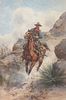 Herman Wendelborg Hansen 
(German/American, 1854-1924)
Cowboy Rider