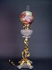 19th Century French Gilt Bronze & Baccarat Crystal Lamp