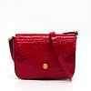 Louis Vuitton Vernis Sac Lucy M90282 Women's Shoulder Bag Cerise BF327581