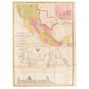 Mitchell, Samuel Augustus. Map of Mexico... Philadelphia, 1848. Mapa, litográfico coloreado. Ilustra el Progreso de la Guerra de 1847.