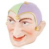 A 'JESTER' PORCELAIN HEAD, MOST LIKELY GERMAN, 20TH CENTURY 
