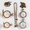 Four American Pocket Watches