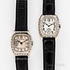 Two Illinois Watch Co. "Beau Brummel" and "Beau Monde" Wristwatches