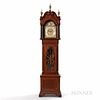 Walter H. Durfee & Co. Mahogany Nine Tubular-bell Hall Clock