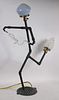 Harry Anderson, Mixed Media Figural Lamp