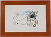 Joan Miro, Lithograph, Sobreteixims I Esxultures