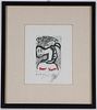 Appel & Alechinsky, Lithograph, Abstract Figures