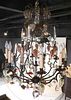 Louis XV Style Glass Fruit Mounted Chandelier