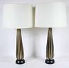 Pair of Vintage Murano Glass Table Lamps